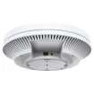 This high performance ceiling mount wireless access point for general corporate Wi-Fi features the latest 802.11ax technologies like 1024 QAM and Long OFDM Symbol, which allows the EAP to boost overall speeds up to 1775 Mbps (1201 Mbps on a 5 GHz band and 574 Mbps on a 2.4 GHz band)