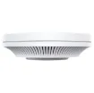 This high performance ceiling mount wireless access point for general corporate Wi-Fi features the latest 802.11ax technologies like 1024 QAM and Long OFDM Symbol, which allows the EAP to boost overall speeds up to 1775 Mbps (1201 Mbps on a 5 GHz band and 574 Mbps on a 2.4 GHz band)