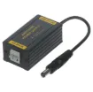 This adaptor will convert 17-28V AC or 18-32V DC to a regulated 12V DC 2A output suitable for security cameras.