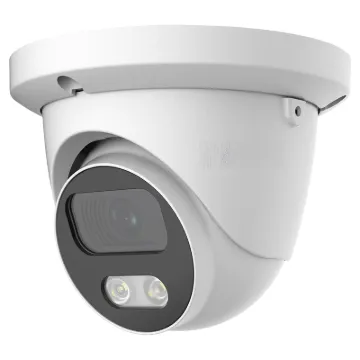 A day/night high resolution IP dome camera with multi-codec support. Offering a clear 2592x1944 image at 30fps for integration with HD network video recorders.