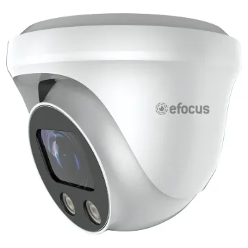 A day/night high resolution IP dome camera with multi-codec support.