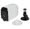 An instant security camera, anywhere you need it. Powered by an internal lithium battery pack, this camera provides 4-6 months of CCTV recording in 1080p resolution.