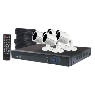 A total home or small business solution. - Includes cameras, digital video recorder, connection leads & power supplies. - Easily installs in just a few hours. - Ideal for home or office. - Suitable for DIY - Just add a hard drive and plug it in! Bullet Camera Specifications: - OV4689 4MP Sensor - 4MP AHD resolution 2560x1440px - IR Cut - 30m