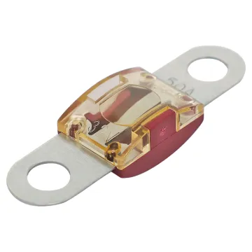Bolt on MIDI type fuses. High temperature plastic body. 32V DC max. 
41 x 12mm.