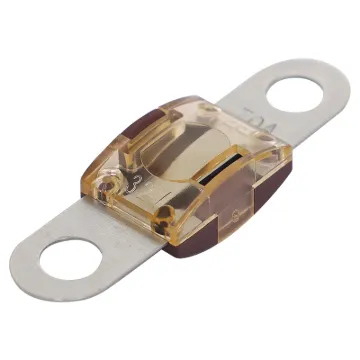 70A brown bolt on MIDI type fuse. High temperature plastic body. 32V DC max. 41 x 12mm. 