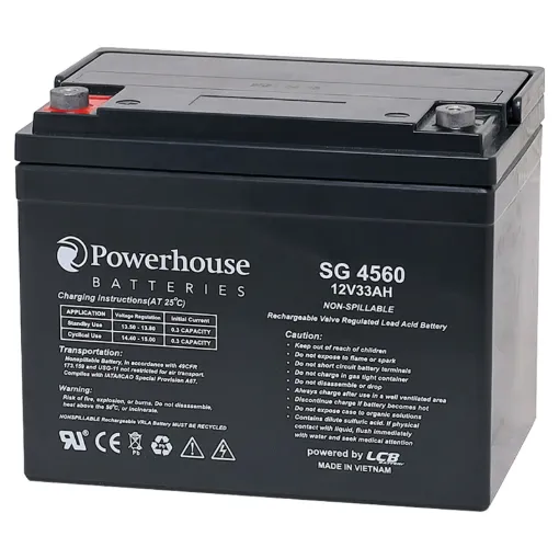 This 12V 33Ah deep cycle battery is a compact battery for powering 12V equipment. Deep cycle sealed lead acid (SLA) batteries are designed for regular discharge.