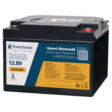 This 30Ah LiFEPO4 replacement battery is compatible in size with traditional 26Ah SLA batteries, but with all the benefits of cutting edge lithium technology and bluetooth.