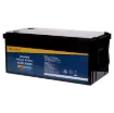 This 25.6V 200Ah lithium battery (LiFePO4 chemistry) is compatible in size with traditional 24V SLA batteries, but with all the benefits of cutting edge lithium technology. With Bluetooth monitoring in-built.