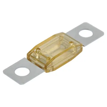 Bolt on MEGA type fuses. High temperature plastic body. 32V DC max. 67.5 x 17mm.