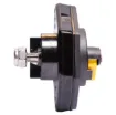 This 10A high current panel mount circuit breaker is ideal for use in 12V or 24V DC power systems. It's compact profile design takes up minimal space on your switch panel and can be easily reset using the lever switch.  It features a IP66 weatherproof casing with M6 terminal bolts.