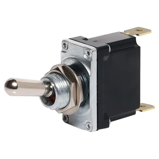 This 30A 12V DC / 15A 250V AC toggle switch offers IP67 water and dust protection for industrial applications.