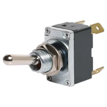 This 30A 12V DC / 15A 250V AC toggle switch offers IP67 water and dust protection for industrial applications. DPST
