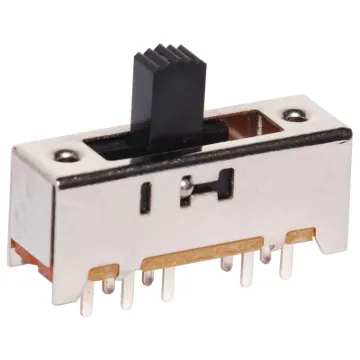 Contact rating: 300mA @ 50V d.c.
Contact resistance: <30m Ohm
Mounting hole centres: 23mm
Actuator: plastic