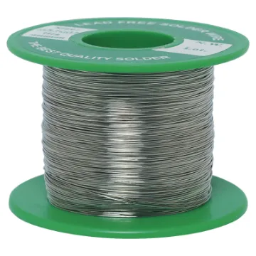 Lead free. Complies with European RoHS. 99.3% tin, 0.7% copper. Melting point 227C.
