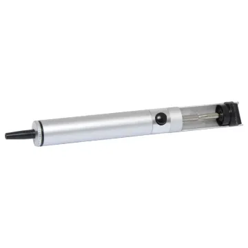 A handy addition to any toolbox or workbench, this high suction "solder sucker" quickly removes solder from PCBs.