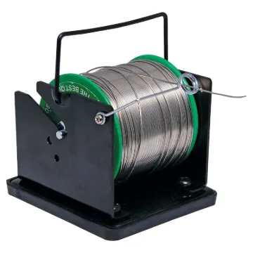 This handy solder roll holder will keep your solder right where you can find it! Accepts 200g and 1kg rolls of solder. Can be mounted on a wall or bench.