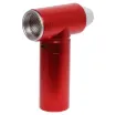 This lithium USB rechargeable jet blower fan makes cleaning a breeze! The lightweight aluminium housing delivers a blast of wind for cleaning and inflating tasks.
