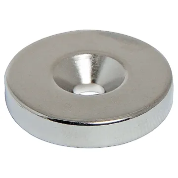 Rare earth magnets contain neodymium compound combined with ferrite (anisotropic) to give extremely powerful magnetic properties compared to standard ferrite magnets. They come encased in nickel jackets to protect the inner material.  25 x 5mm