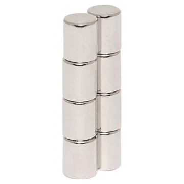5 x 6mm pack of 8 rare earth magnets. A great size for inserting into 3D printed designs, fridge magnets, magnetic opening cases etc.  Contains neodymium compound combined with ferrite (anisotropic) to give extremely powerful magnetic properties compared to standard ferrite magnets.
