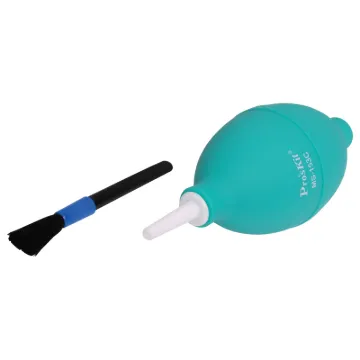 This 56mm bulb air duster allows quick removal of dust and debris from inside equipment & keyboards. Supplied with fine point nozzle and handy cleaning brush. Approx 140mm long.