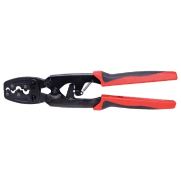 Steel crimp tool suitable for uninsulated lugs and Anderson plugs. Ideal for heavy duty wiring in automotive and solar power systems. Suits uninsulated lugs up to 35mm2 conductor area