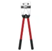 Rugged cast steel crimper designed for uninsulated cable lugs and Anderson plugs.