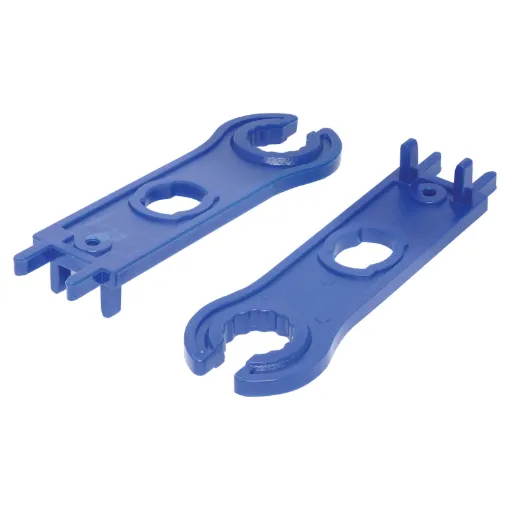 An installation tool that aids in tightening the weatherproof cable gland on each connector.