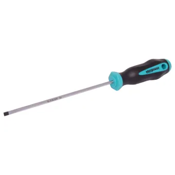 Features ergonomic soft rubber handle. Chrome vanadium shaft. Ideal for equipment manufacturers, installers, technicians, etc.