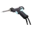 This combination 60W soldering iron and 90W vacuum desoldering station provides hobby enthusiasts and technicians with everything they need for soldering on the workbench in one compact unit.