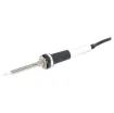 The perfect balance of value and power for the beginner or hobby user, this compact electric soldering station provides temperature adjustability and a comfortable non-slip handle. Ideal choice for schools, electronics learning labs and community classes. Fitted with 1.0mm fine round tip.