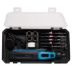 Drills, cuts, sharpens, cleans, polishes and engraves most surfaces, this rotary tool is ideal for enthusiasts, craft & hobby makers, or just odd jobs around the house.