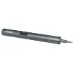 This USB rechargeable electronic screwdriver features a fully adjustable torque drive for fast and accurate driving of precision screws such as those found in modern high tech devices. Two way switch provides direction control. It is the perfect addition to the workbench for anyone who regularly repairs electronics.