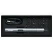 This USB rechargeable electronic screwdriver features a fully adjustable torque drive for fast and accurate driving of precision screws such as those found in modern high tech devices. Two way switch provides direction control. It is the perfect addition to the workbench for anyone who regularly repairs electronics.