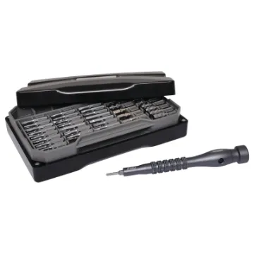 A handy kit containing a huge variety of driver 4x28mm driver bits, double ended opening tools, spudger, curved tip tweezers and flexible drive extension.