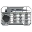 A handy kit containing a huge variety of driver 4x28mm driver bits, double ended opening tools, spudger, curved tip tweezers and flexible drive extension.