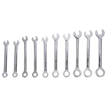 Sizes: 
Open ends : 10mm, 9mm, 8mm, 7mm, 6mm, 5.5mm, 5mm, 5mm, 4mm, 4.5mm
Ring ends : 11mm, 10mm, 9mm, 8mm, 7mm, 6mm, 6mm, 5.5mm, 4.5mm, 4mm