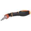 Superb quality ratchet driver with a wide selection of bits for most electronic jobs. Includes both a 1/4” adjustable angle (<90°) ratchet handle and a smaller 4mm ratchet handle. Great for the home handyman or enthusiast. It features a comfortable soft rubber handle for all day use.