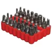All housed in a handy plastic holder. Great for the toolbox, workbench, etc. Suitable for use with battery drills or the T 2179 Hex Bit Driver Handle.
