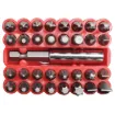 All housed in a handy plastic holder. Great for the toolbox, workbench, etc. Suitable for use with battery drills or the T 2179 Hex Bit Driver Handle.
