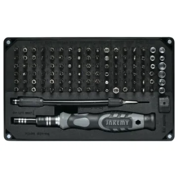 A handy kit containing a 106 pieces so you can have the best tool set to handle daily repair, including mobile phone, PC, laptop, camera, precision digital products, household products, etc.