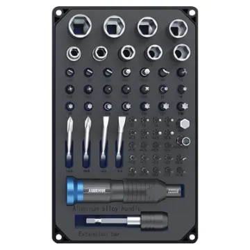 This Professional 60 Piece Driver and Socket Set is ideal for bicycle repair, model disassembly, home assembly, home appliance repair, mechanical maintenance and digital product disassembly.