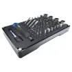 This Professional 60 Piece Driver and Socket Set is ideal for bicycle repair, model disassembly, home assembly, home appliance repair, mechanical maintenance and digital product disassembly.