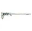 High quality metal calipers for precision measuring with ease. 150mm capability, suitable for measuring internal, external and depth dimensions. Fitted with easy to read LCD allowing measurements within 0.01mm or 0.0005".