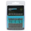 All housed in a handy plastic holder. Great for the toolbox, workbench, etc.