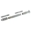 Handy pin vice with two sets of double ended chucks. perfect for very fine work where an electric drill will be to forceful. Especially good for working with ABS case panels and prototyping board. 1,2,3 and 3.5mm chucks.
