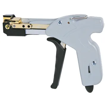 Tightens and cuts cable ties with a simple pull of the trigger! Makes using steel ties easy. 4 levels of adjustable tension with automatic cut off.  All steel construction. Suits 4.6 and 7.9mm wide ties (0.25mm max thickness).