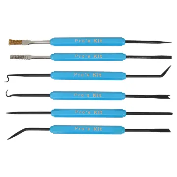 A 6 piece set of tools for reworking solder joints, cleaning pad surfaces and removing debris.