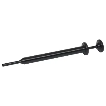 Rapidly knocks out inter-locking terminals from within multipole connector housings. All metal construction. Suits most molex style pluggable wiring connectors.