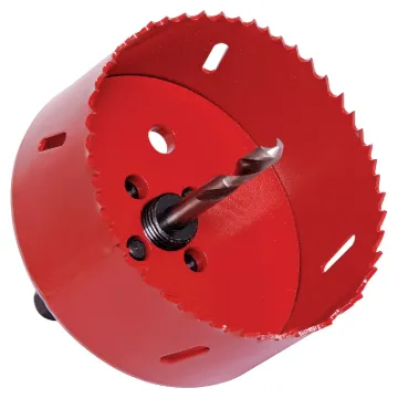 Holesaw and arbour to suit standard MR16, GU10 gymbal light fittings commonly used in modern lighting installs.