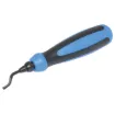 It's suitable for scraping cooper and aluminium filings inside the tubing. This hand tool features a SUJ2 blade which follows shapes and contours easily allowing chamfering and deburring.